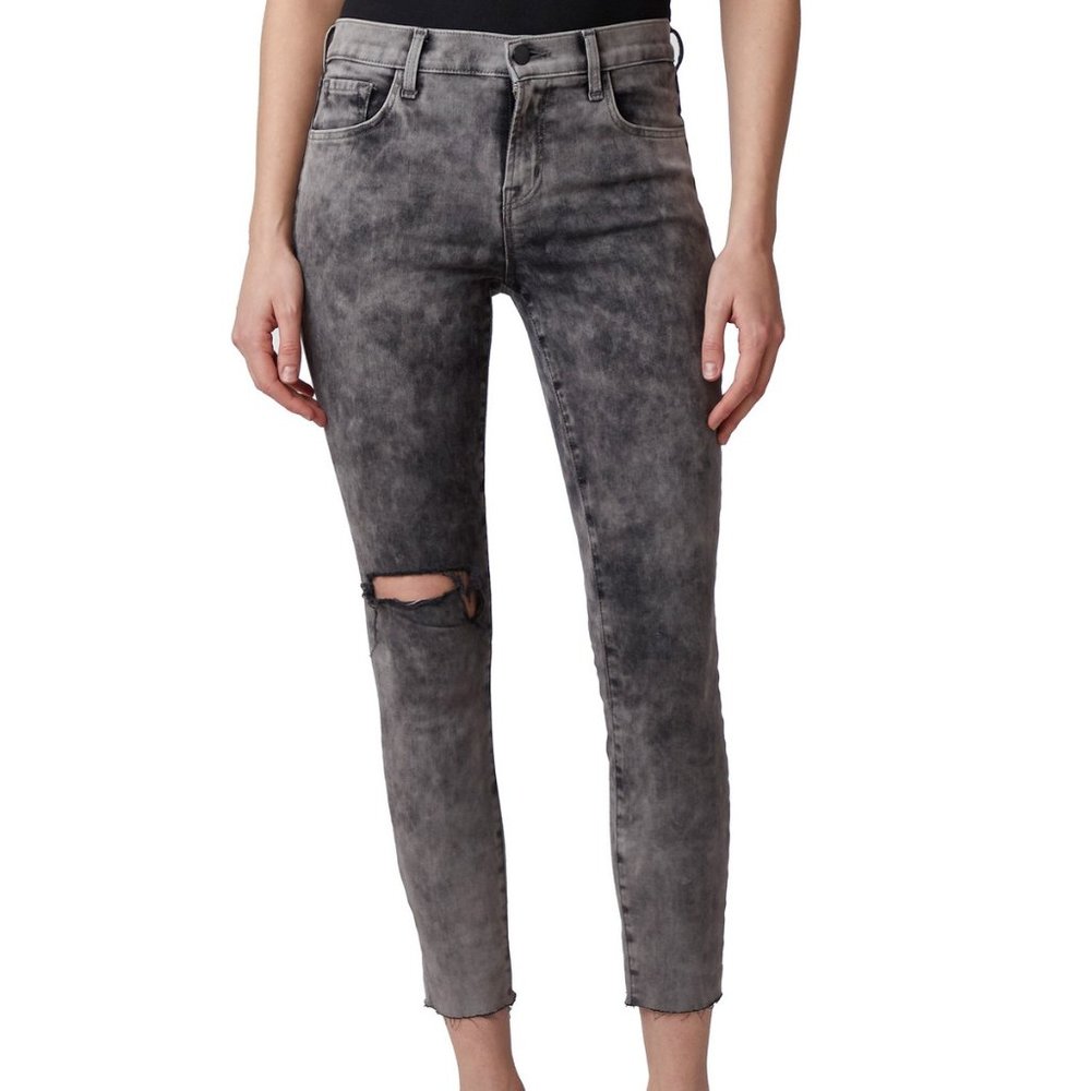 J Brand Jeans 835 Mid-Rise Crop Skinny Jeans